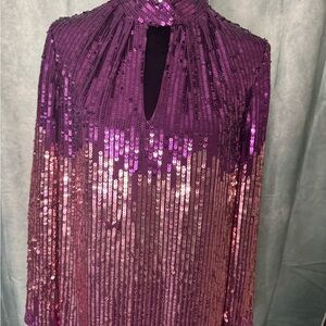 Kate Spade sz 2 Purple Sequin Women's Dress